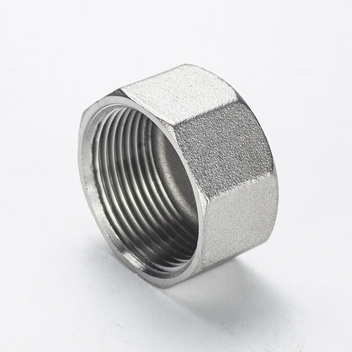 04 Stainless Steel Hex Female Blanking Plug – BSP Threaded Pipe Stop End Cap