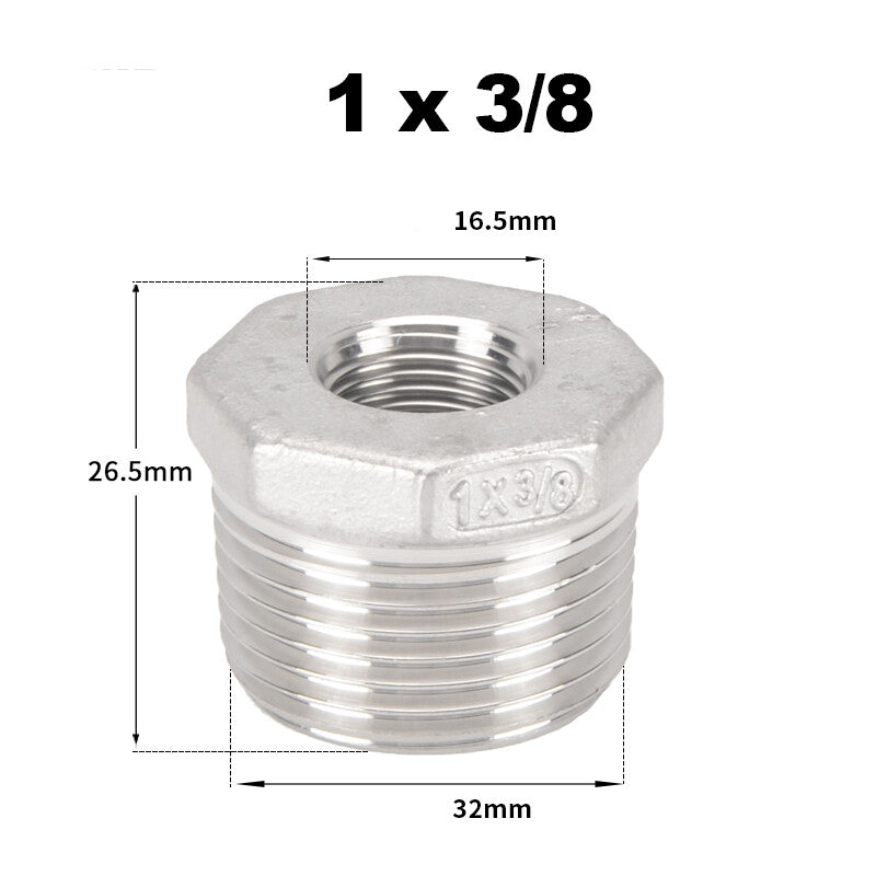 Premium 304 Stainless Steel BSP Threaded Fittings – Male/Female Reducers, Hex Nipples & Sockets