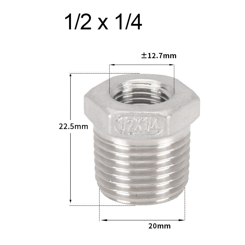Premium 304 Stainless Steel BSP Threaded Fittings – Male/Female Reducers, Hex Nipples & Sockets
