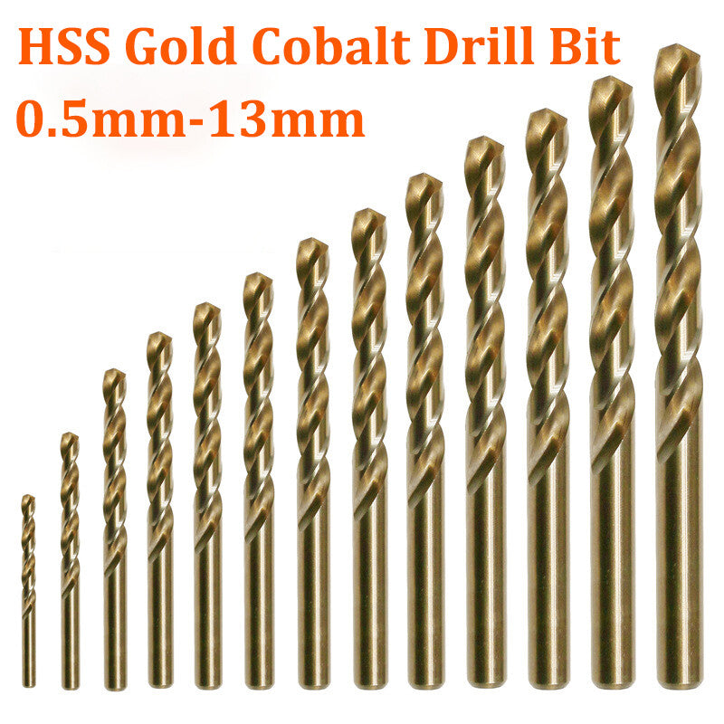 M35 Cobalt HSS Jobber Drill Bits | Heavy-Duty for Stainless Steel & Hardened Metals