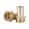 Premium Brass Straight Hose Barb Connector – Male & Female BSP Threaded Tail