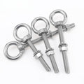 304 A2 Stainless Steel Long Shank Lifting Eye Bolt with Nut & Washer (M6 - M12)