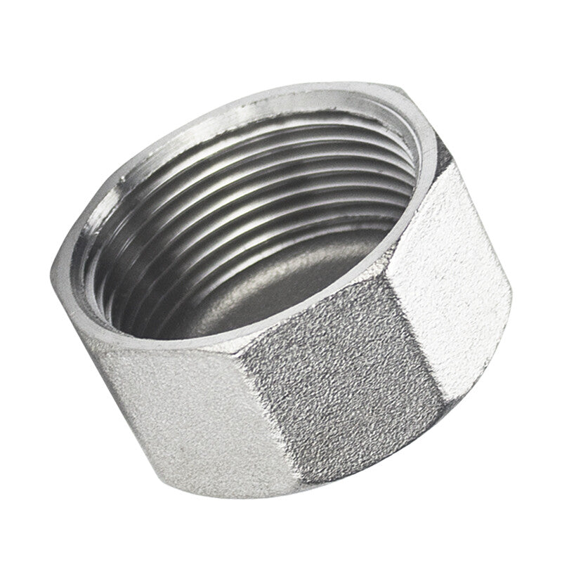 04 Stainless Steel Hex Female Blanking Plug – BSP Threaded Pipe Stop End Cap