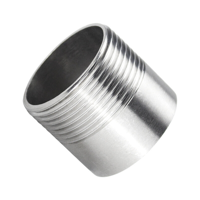 304 Stainless Steel Single-Ended Male Threaded Weld Nipple - BSP Pipe Fitting