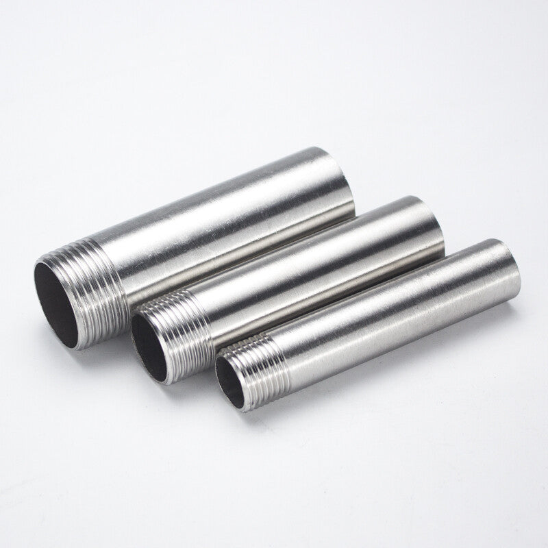 304 Stainless Steel Weld Nipple – 100mm (4") Extension Pipe with Male BSP Thread