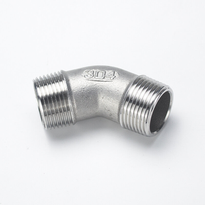 304 Stainless Steel 45° Street Elbow – Male to Female BSP Threaded Pipe Adapter