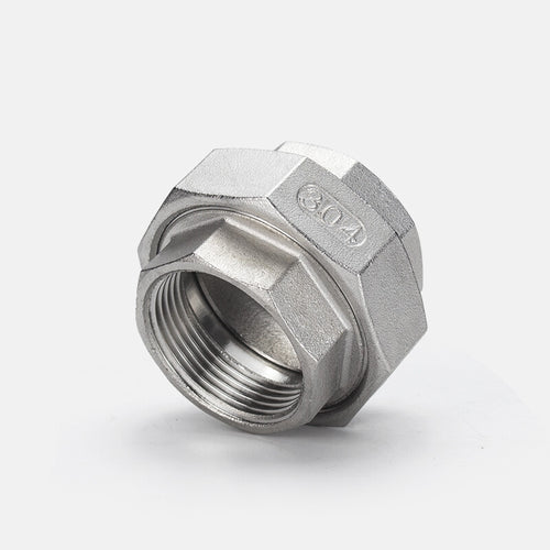 304 stainless steel 3-piece female BSP union