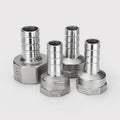 Premium 304 Stainless Steel Female Threaded Hose Barb - Industrial BSP Fitting Adapter