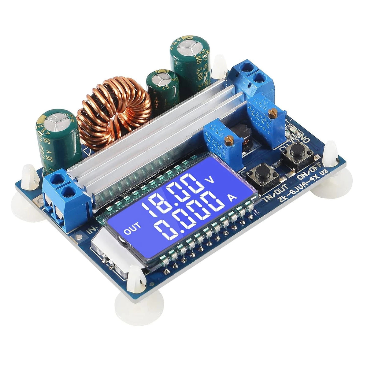 35W adjustable buck boost LCD DC-DC converter module image 1