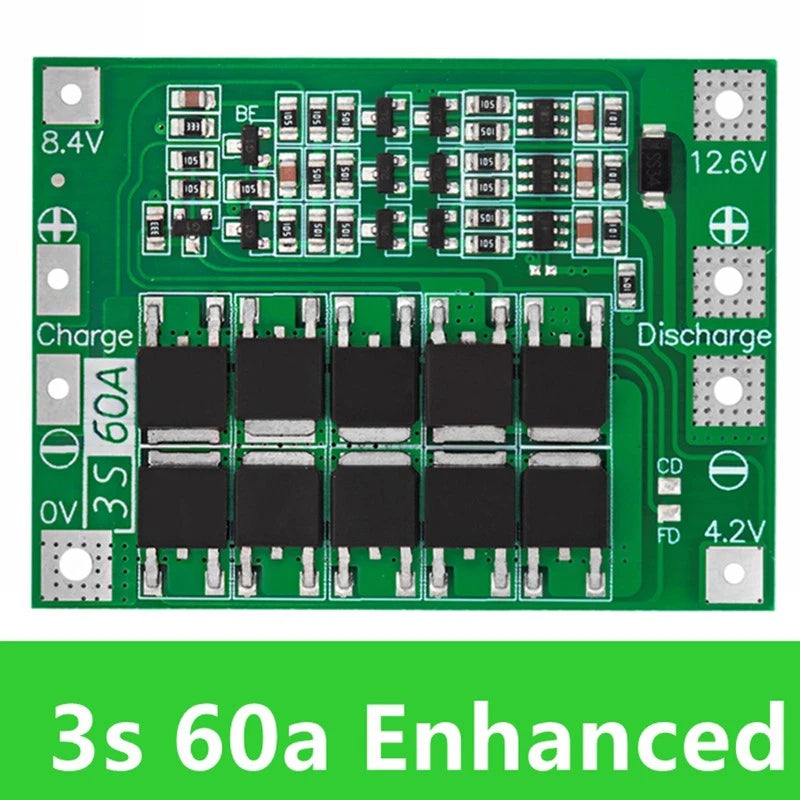 3S 60A Enhance lithium battery protection board