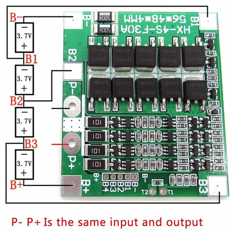 4S lithium battery protection board application detail