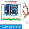 Blue 3.2V LiFePO4 4S 30A BMS protection board