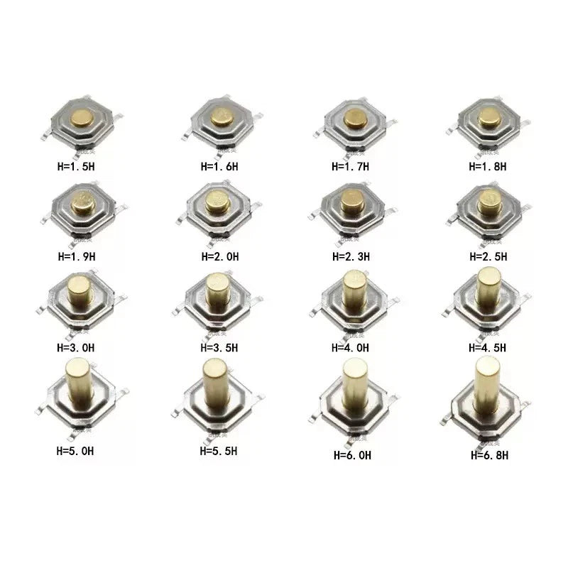 4x4mm SMD micro tactile push button switch image 2