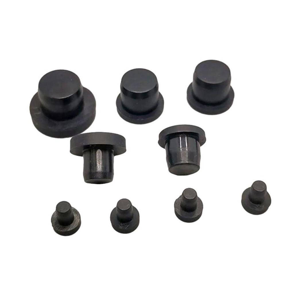 Silicone rubber round hole plug details
