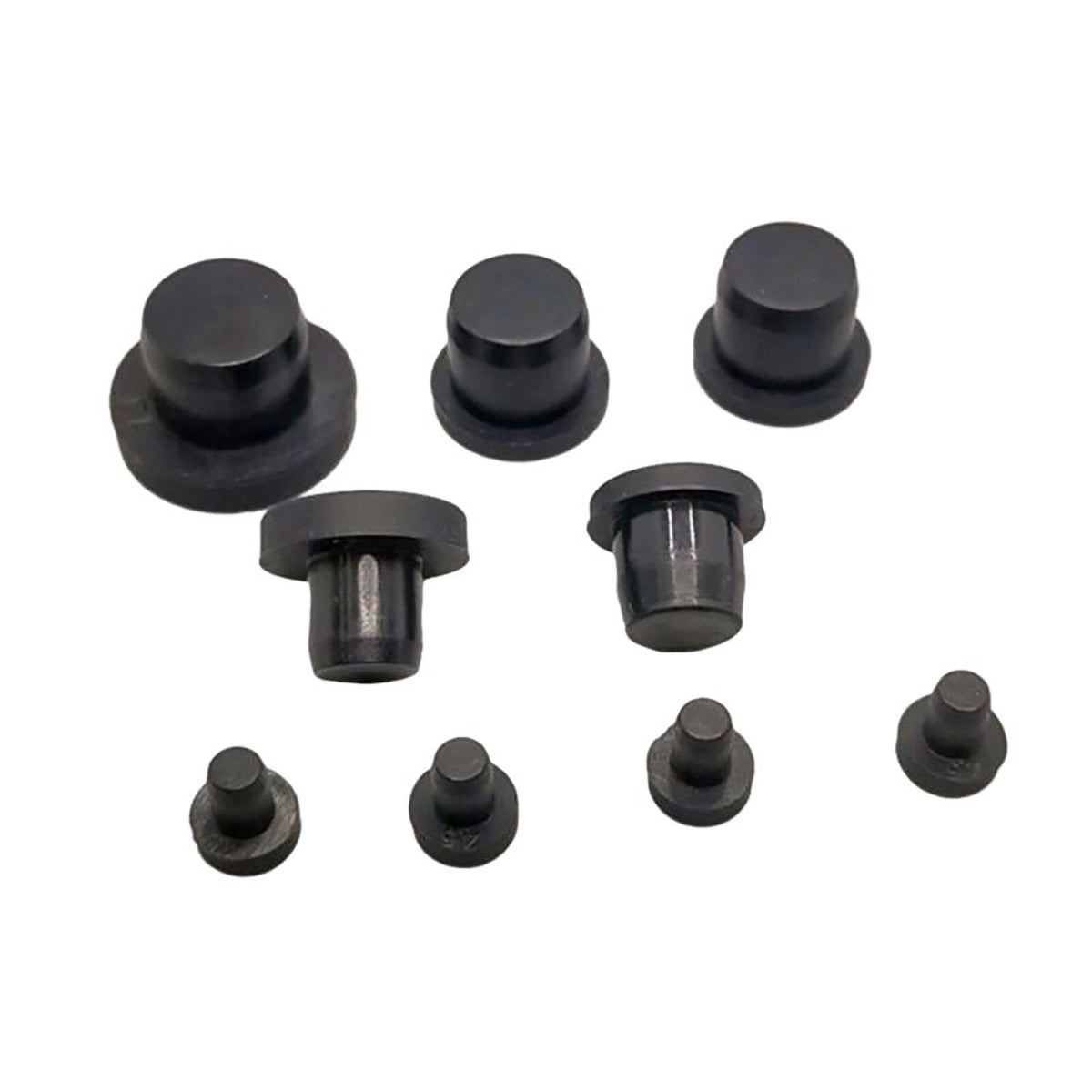 Silicone rubber round hole plug details