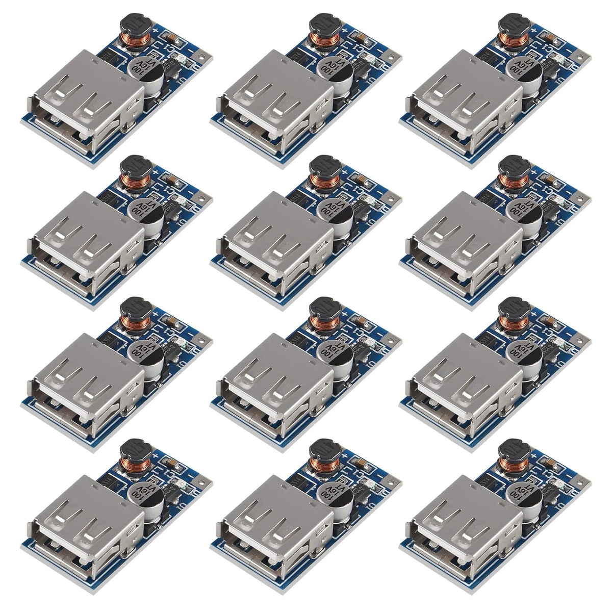 DC-DC step-up boost converter module with USB output