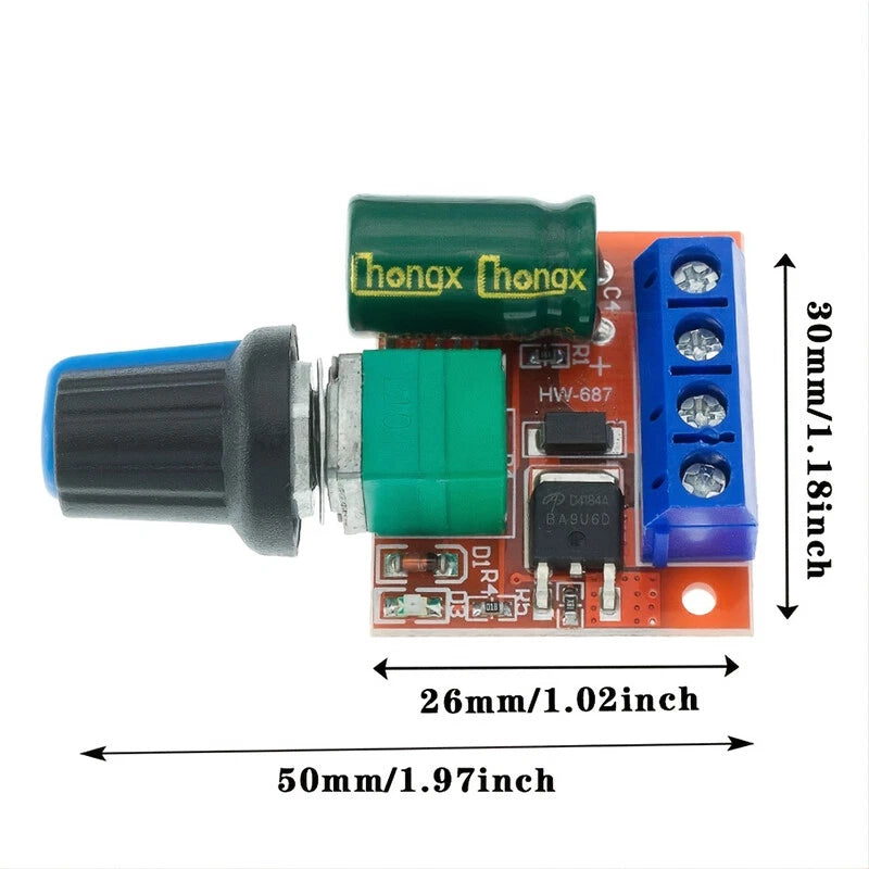 DC motor controller wiring terminals