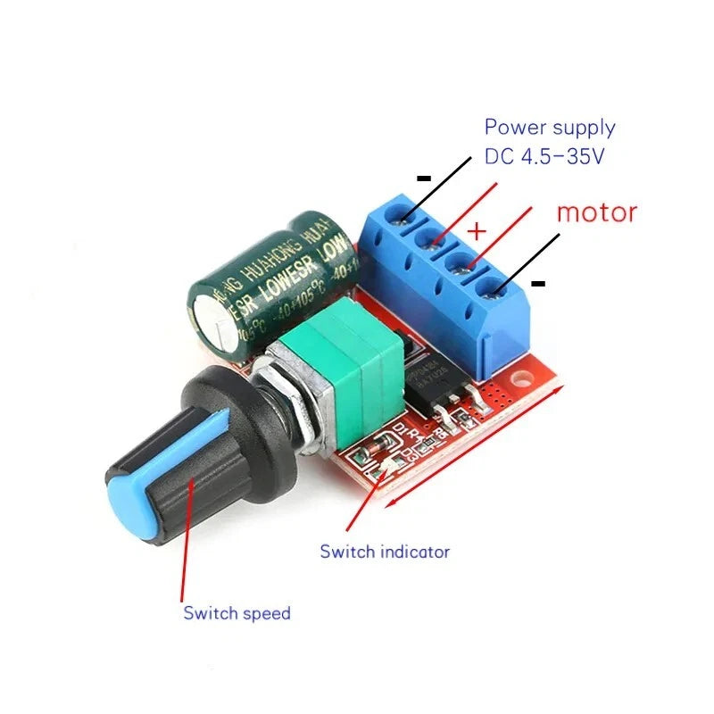 5A PWM controller module details