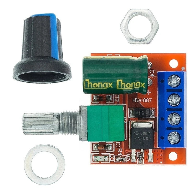 Adjustable PWM speed control knob