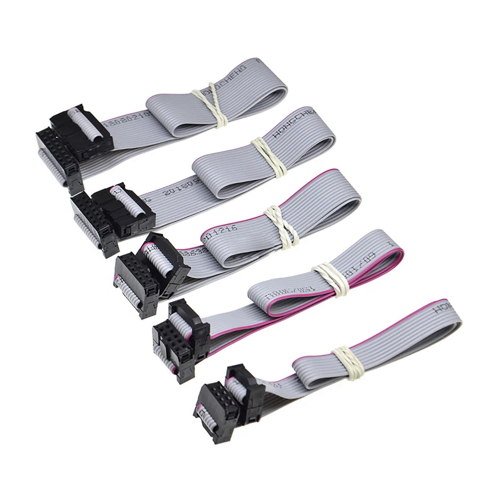 IDC ribbon cable connector detail