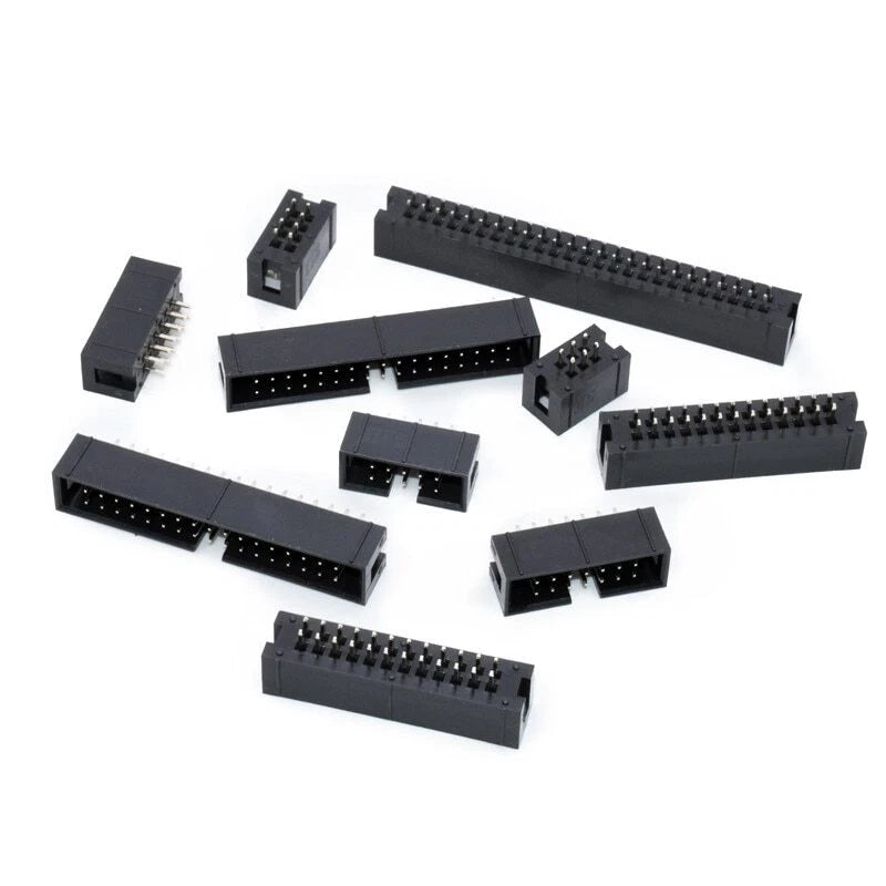 IDC ribbon cable connector pin and pack options