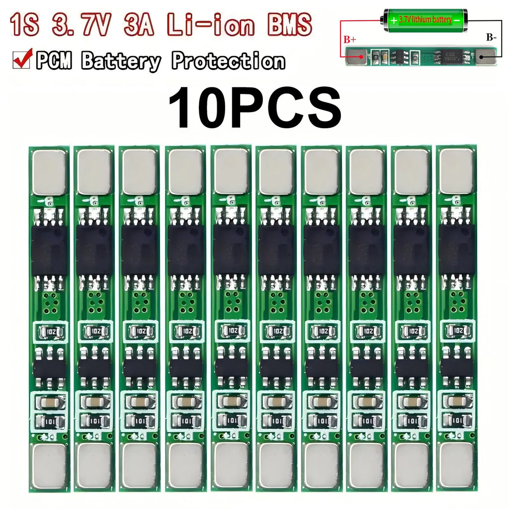 1S 3.7V 3A Li-ion LiPo BMS protection board - view 10