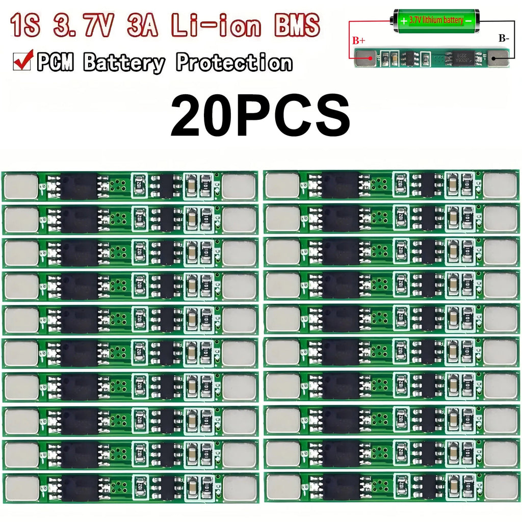 1S 3.7V 3A Li-ion LiPo BMS protection board - view 11