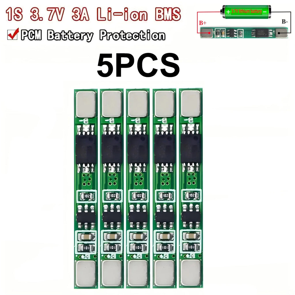 1S 3.7V 3A Li-ion LiPo BMS protection board - view 9