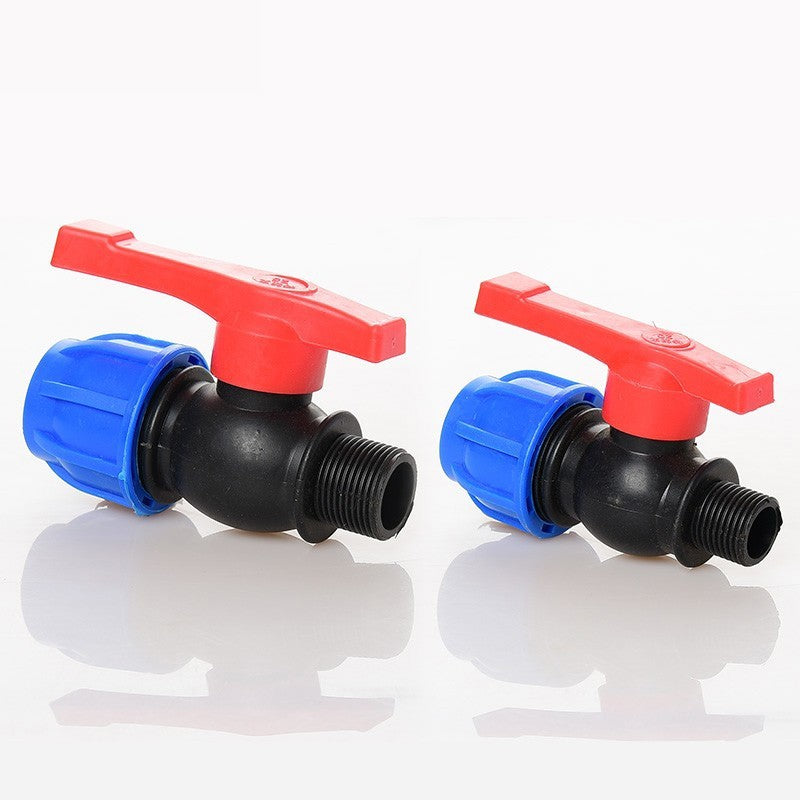 Ball Valve with Male Thread MDPE compression fitting