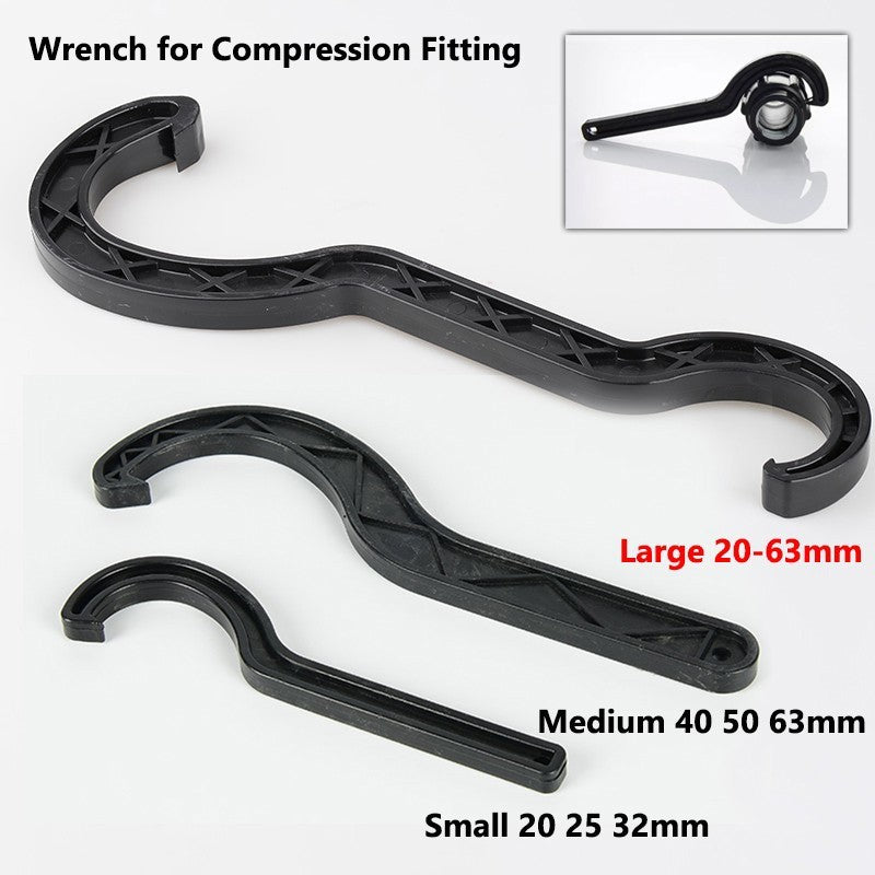Wrench MDPE compression fitting