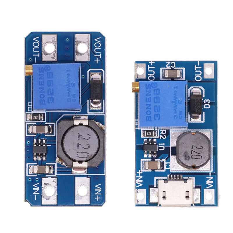 MT3608 adjustable DC-DC step-up boost converter modules