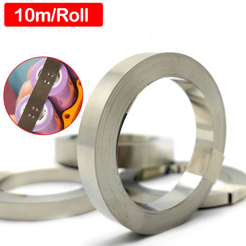 10 metre nickel-plated steel strip for 18650 battery spot welding - view 1