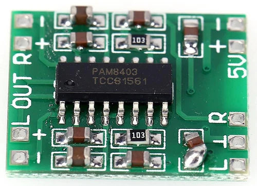 PAM8403 amplifier module detail