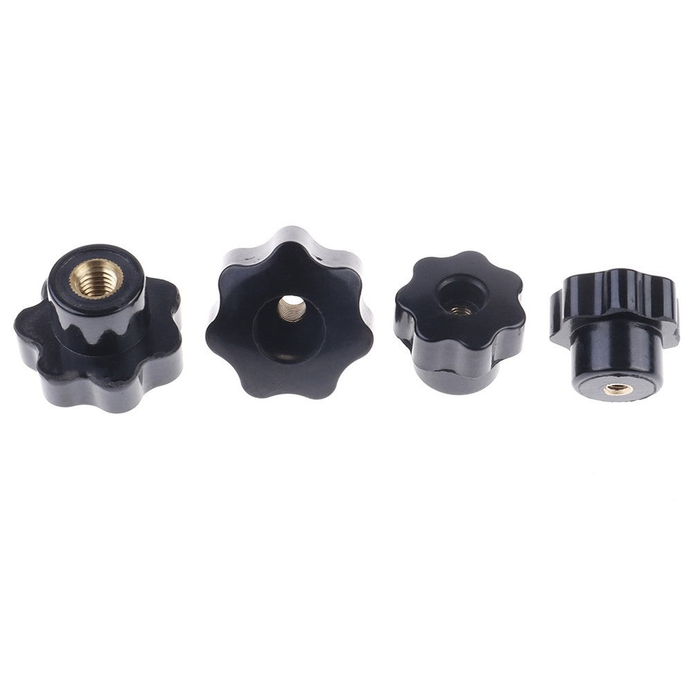 Seven-Star Shaped Clamping Nut Knob - M4 M5 M6 M8 Female Thread Manual Clamping Handle