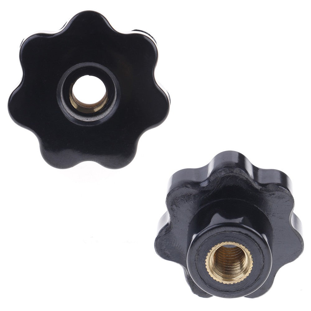 Seven-Star Shaped Clamping Nut Knob - M4 M5 M6 M8 Female Thread Manual Clamping Handle