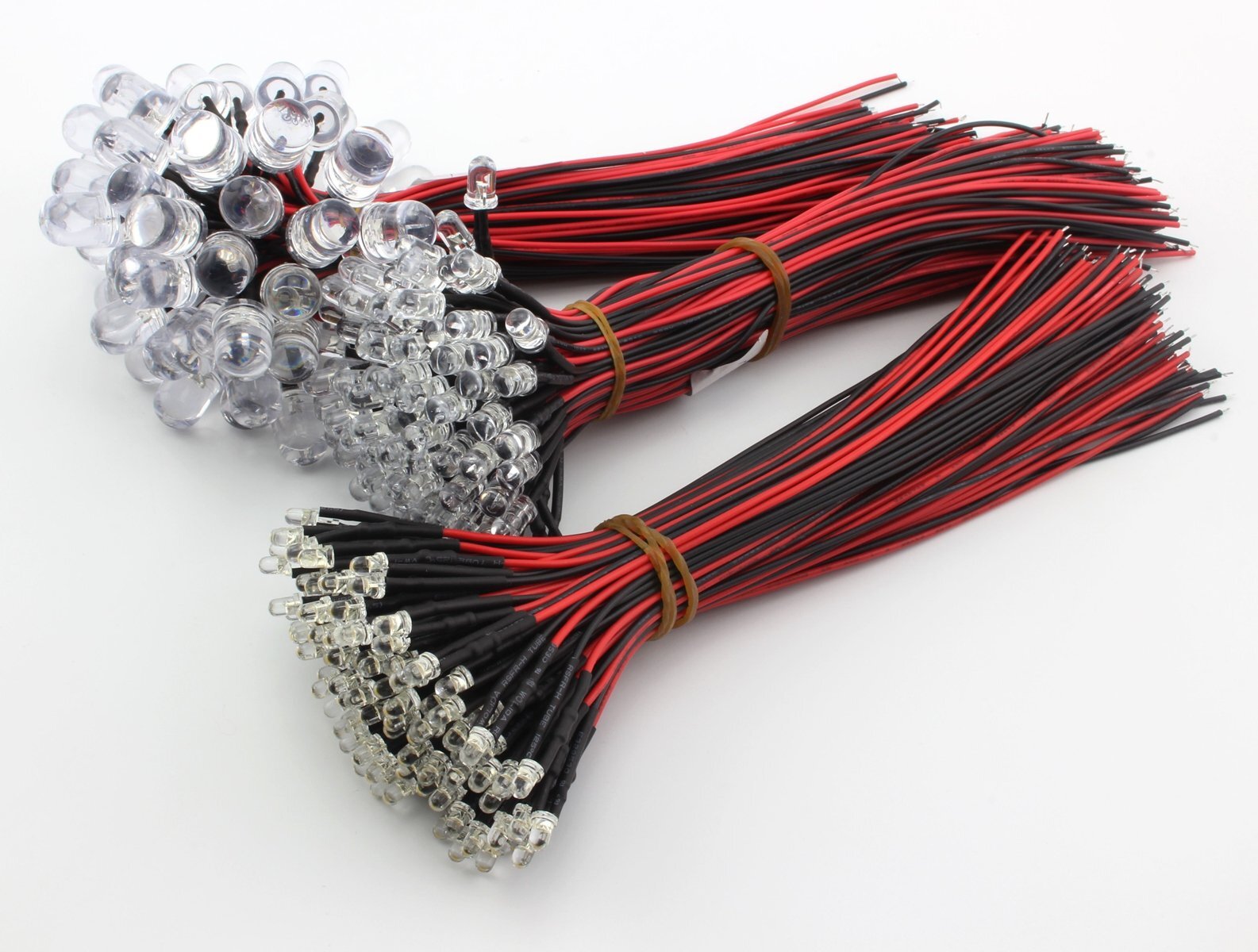 Pre-Wired LED Emitting Diodes (3mm / 5mm / 10mm) | DC 9V-12V Ready-to-Use Lights for Models & DIY