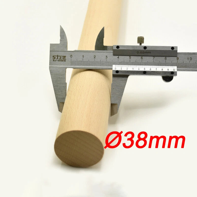 Wooden Dowel Rod 5,8,10,12,15,18,20-60mm Diameters x 100/200/300mm Wood Doweling