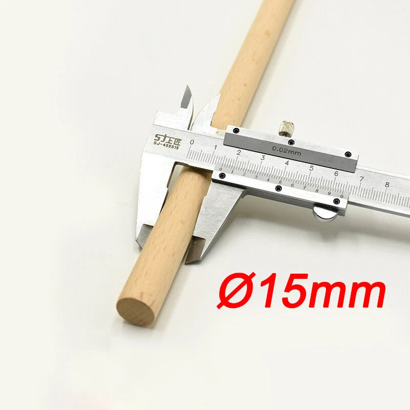 Wooden Dowel Rod 5,8,10,12,15,18,20-60mm Diameters x 100/200/300mm Wood Doweling