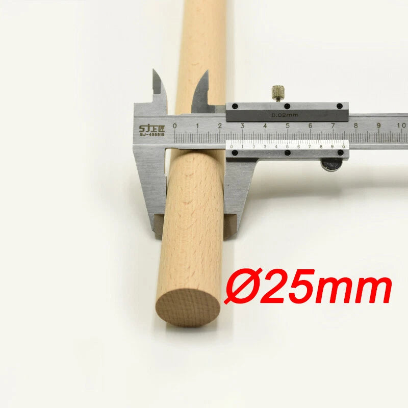Wooden Dowel Rod 5,8,10,12,15,18,20-60mm Diameters x 100/200/300mm Wood Doweling