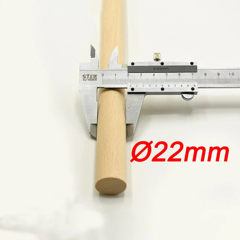 Wooden Dowel Rod 5,8,10,12,15,18,20-60mm Diameters x 100/200/300mm Wood Doweling