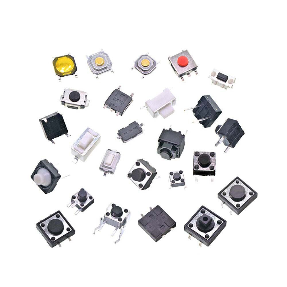 Premium Tactile Push Button Switches | SPST Momentary Micro Switches (SMD / DIP Styles)