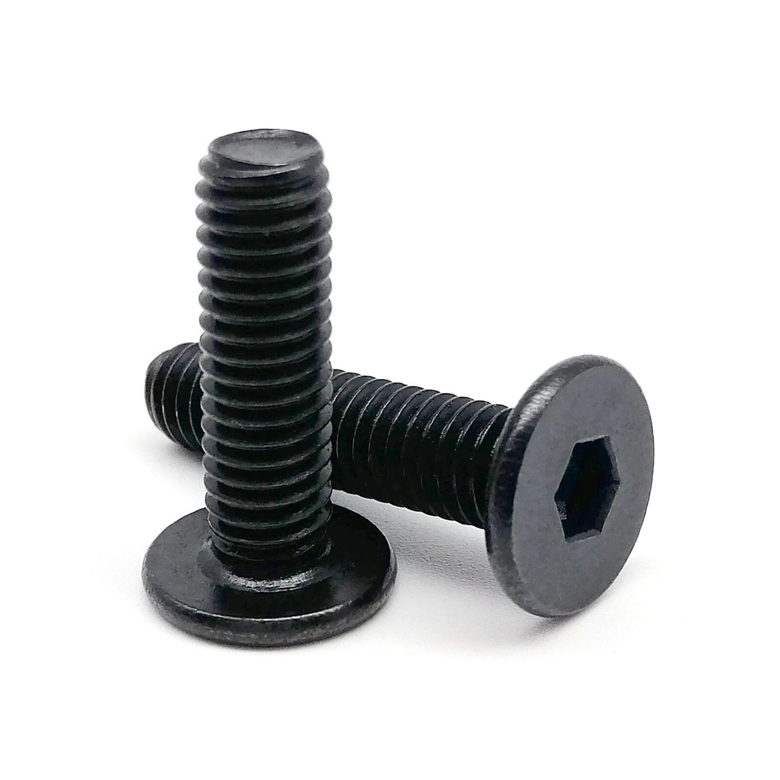 Black 304 Stainless Steel Ultra Thin Wafer Head Hex Socket Screws
