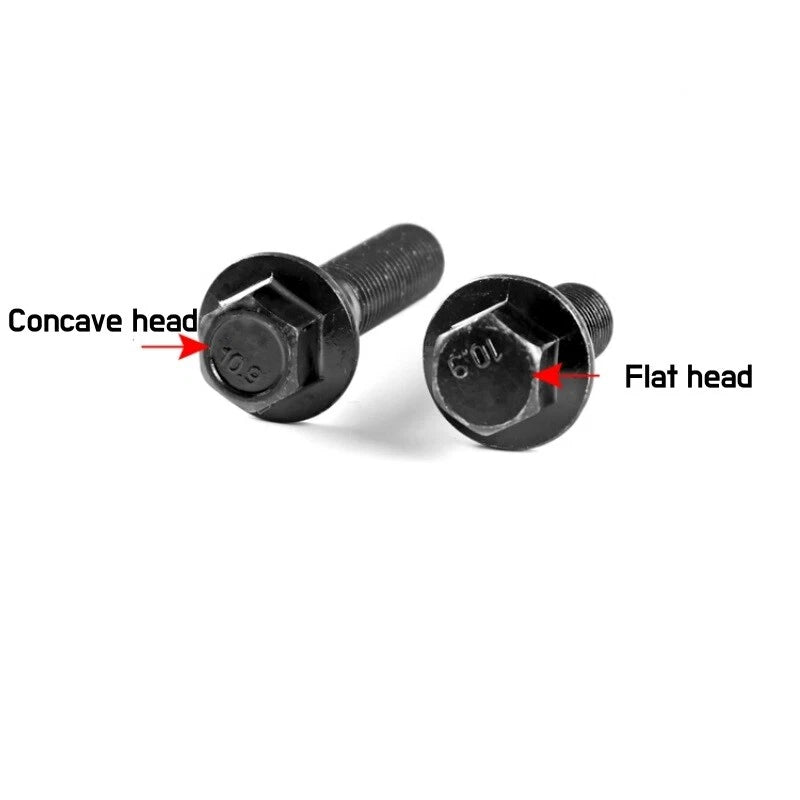 M10x1.25 / M12x1.25 Fine Pitch Hex Flange Bolts Grade 10.9