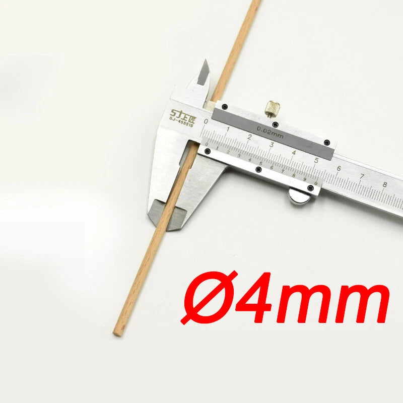 Wooden Dowel Rod 5,8,10,12,15,18,20-60mm Diameters x 100/200/300mm Wood Doweling