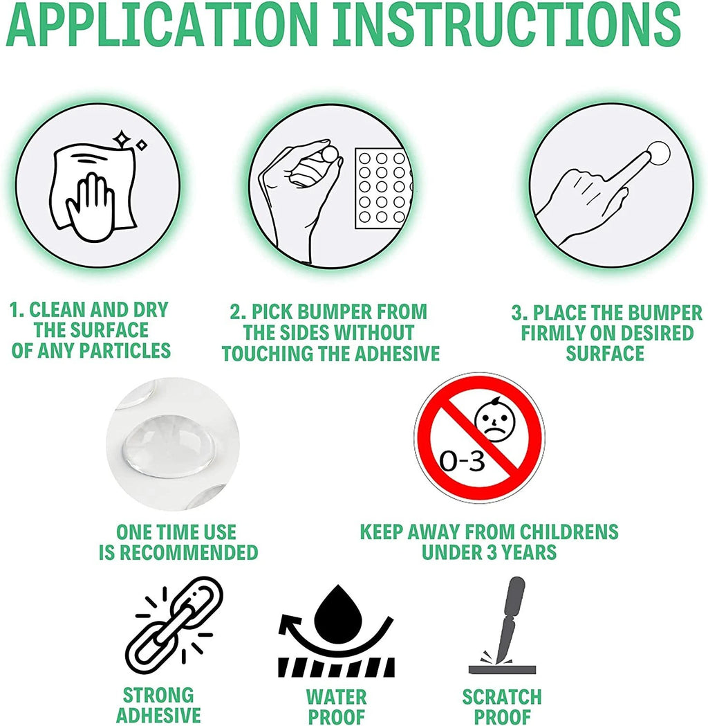 JIEERSHI self-adhesive silicone rubber feet – product image 4