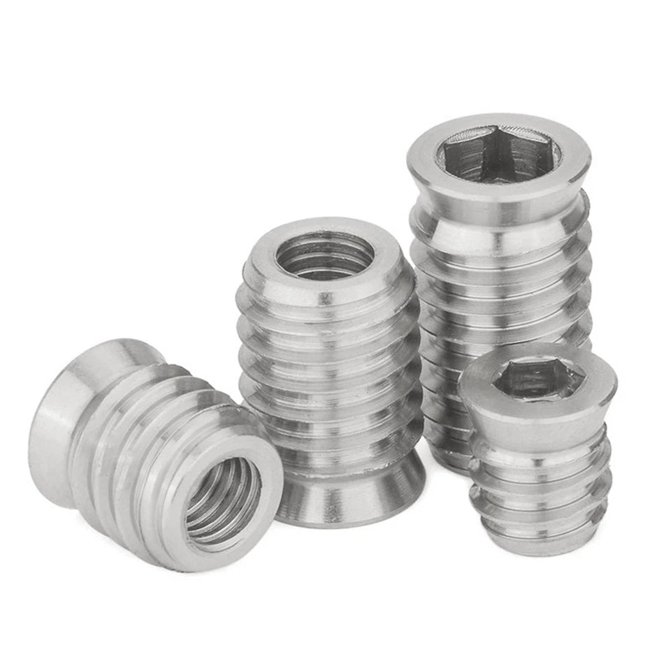 304 stainless steel threaded insert nuts for wood