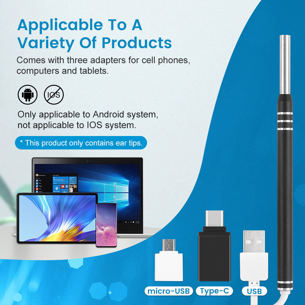 Android OTG and Windows PC compatibility; not compatible with iPhone or iPad