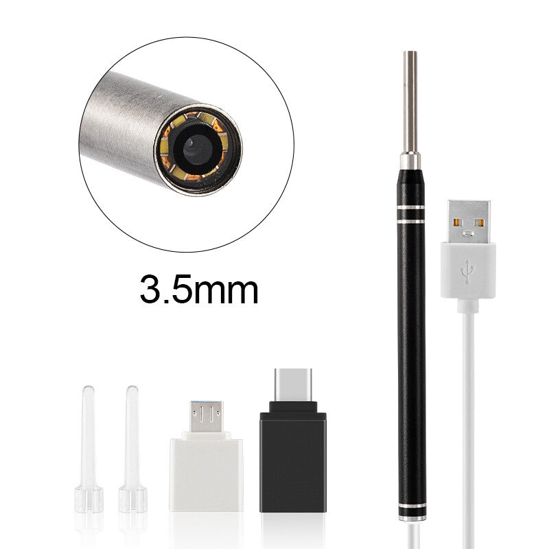 3.5mm Black ear camera kit